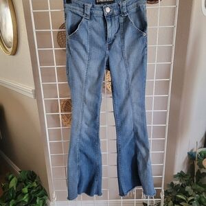 Express High Rise Bell Flare Sz 0